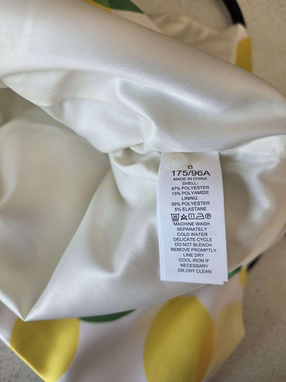 kate spade Yellow & Green Lemon Toss Sleeveless Shell Top - Picture 5 of 6
